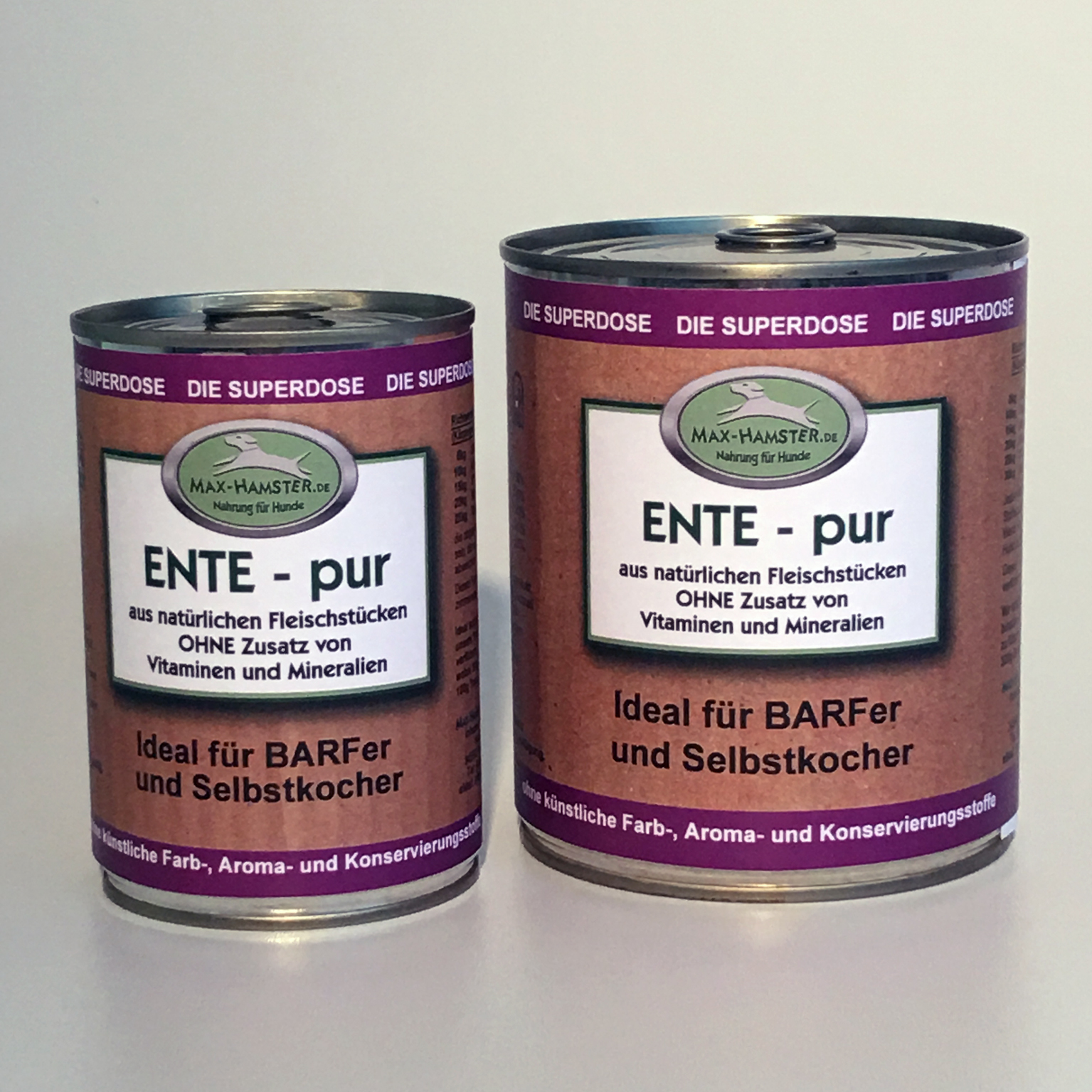 Ente - pur   Premium Dosenfleisch OHNE Zusätze  1x 400g