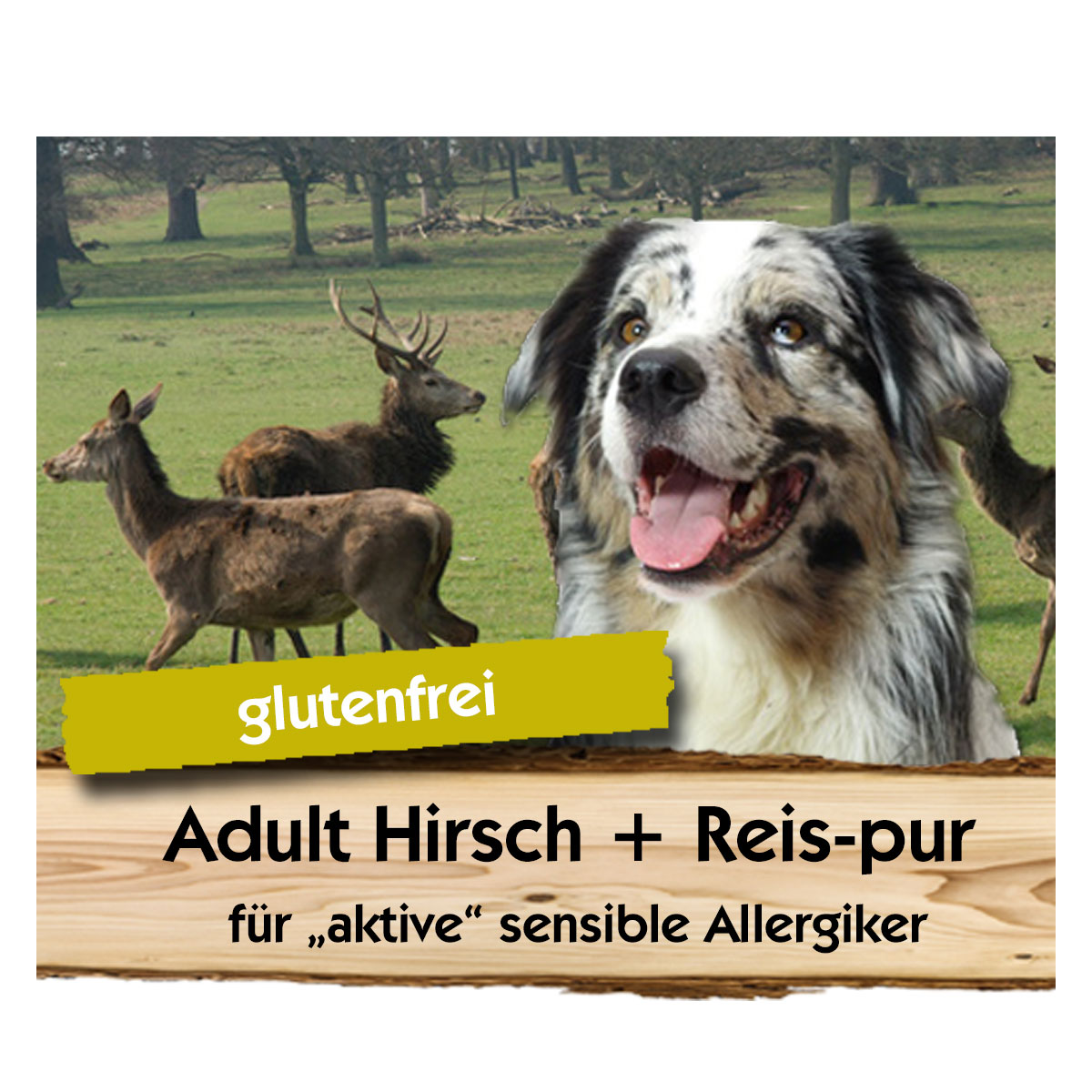 Adult Hirsch + Reis-pur