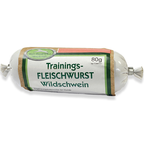 Trainings- Fleischwurst Wildschwein 80g