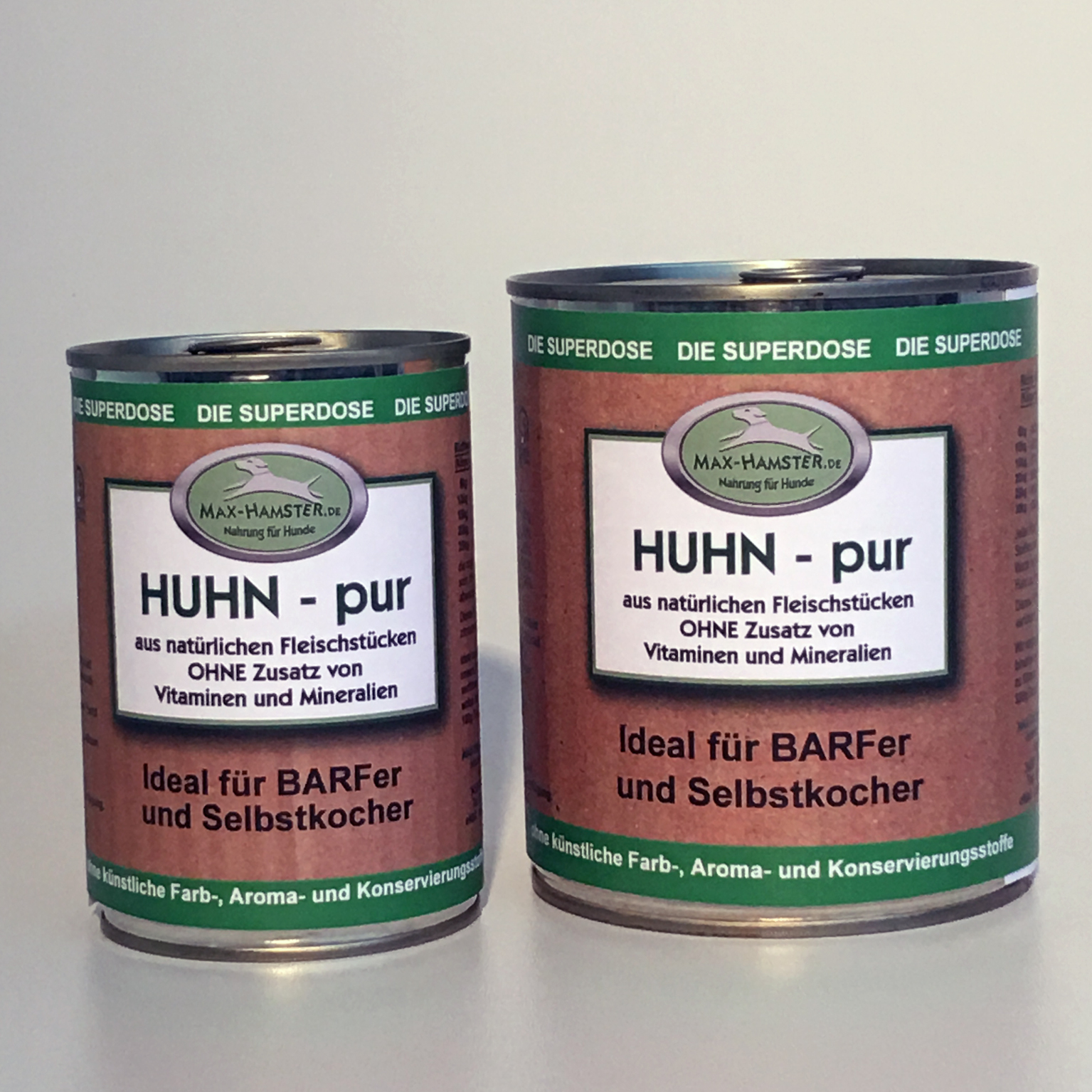 Huhn - pur   Premium Dosenfleisch OHNE Zusätze  1x 400g